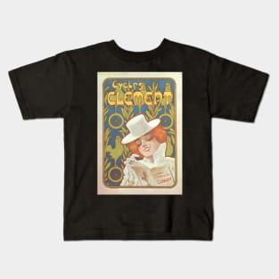 Cycles Clement - Vintage Bicycle Poster from 1900 Kids T-Shirt